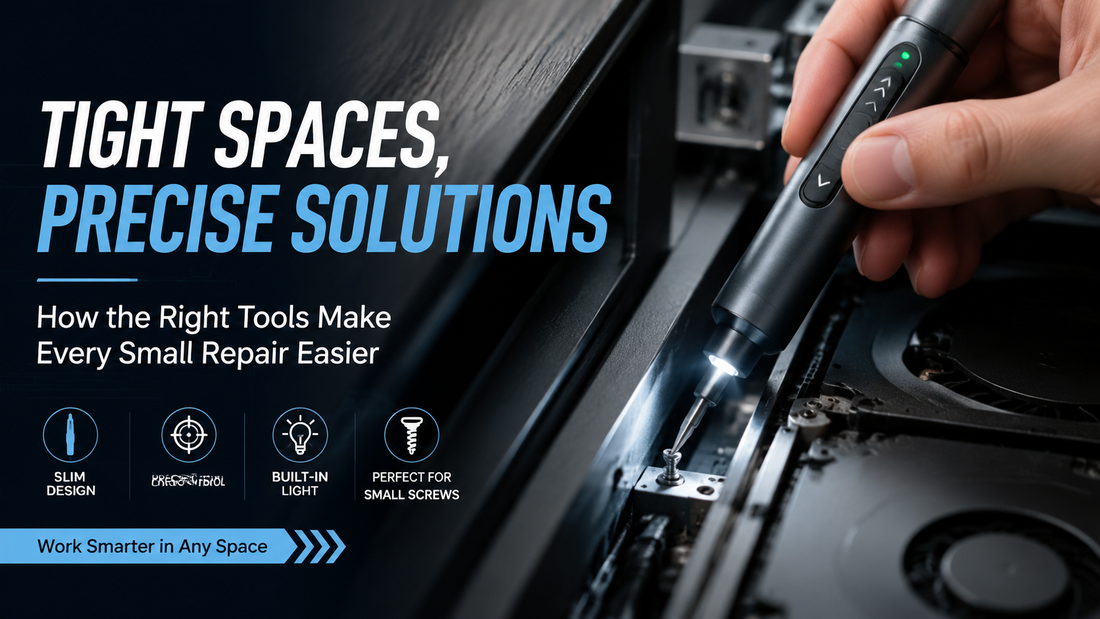 Tight Spaces, Tiny Screws: The Best Tools for Hard-to-Reach Repairs