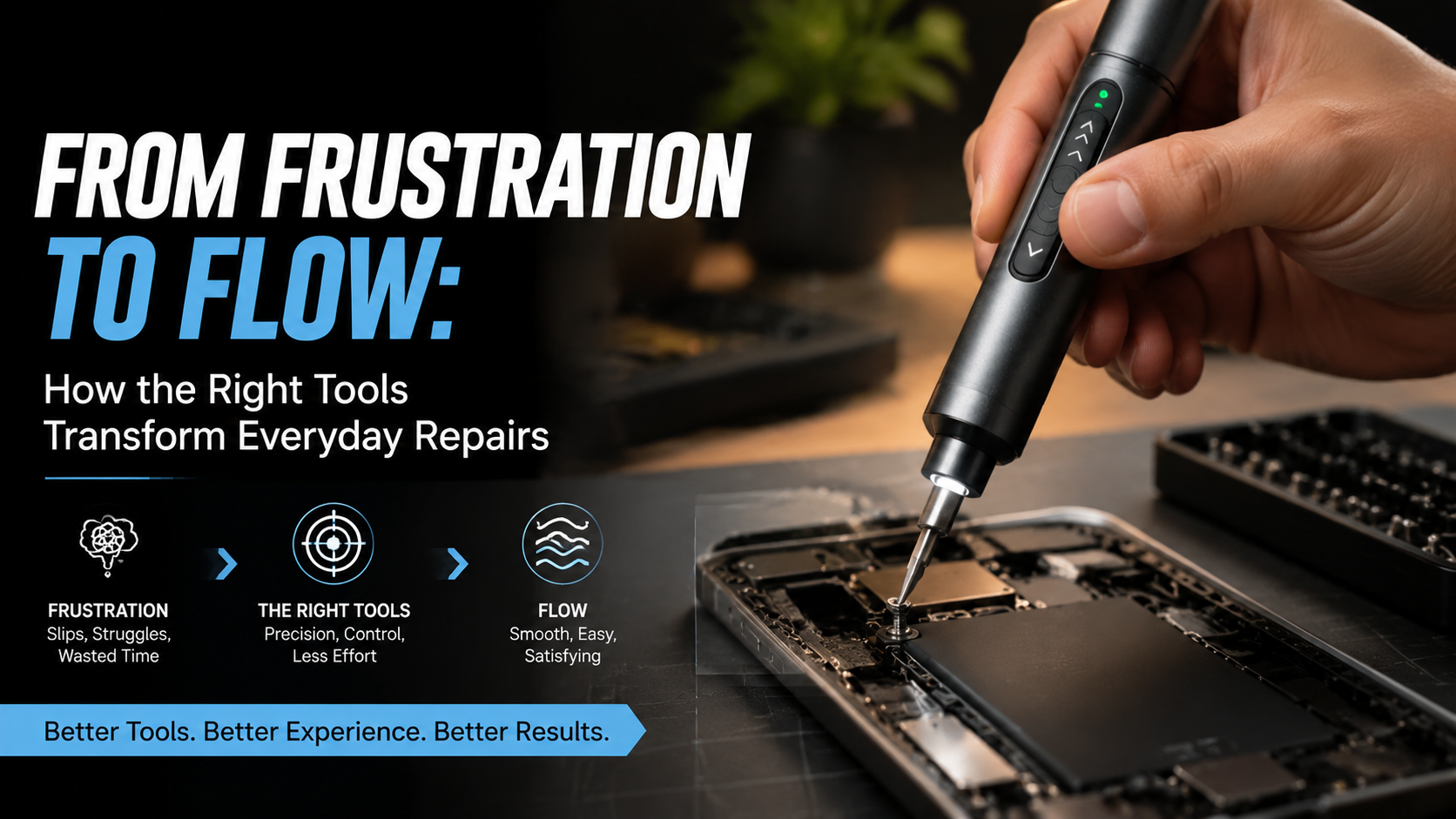 From Frustration to Flow: How the Right Tools Transform Everyday Repairs