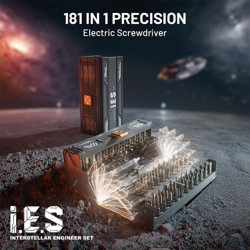 Rechargeable Precision Electric Screwdriver Set 160 Bits USB-C for Electronics Repair