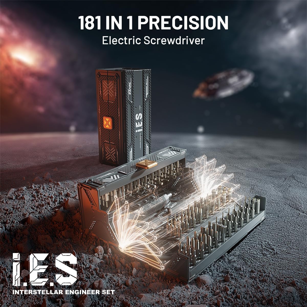 Rechargeable Precision Electric Screwdriver Set 160 Bits USB-C for Electronics Repair