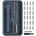 Rechargeable Electric Screwdriver 3.6V 25 Bits 3-Level Torque Magnetic Case USB-C